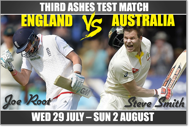 Ashes 3rd test 2015