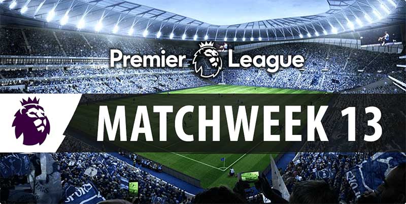 English Premier League multi tips & bookie specials for week 13